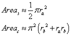 Area comparison