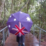 It was raining, Blue Mountains