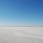 Salt lake near Uluru