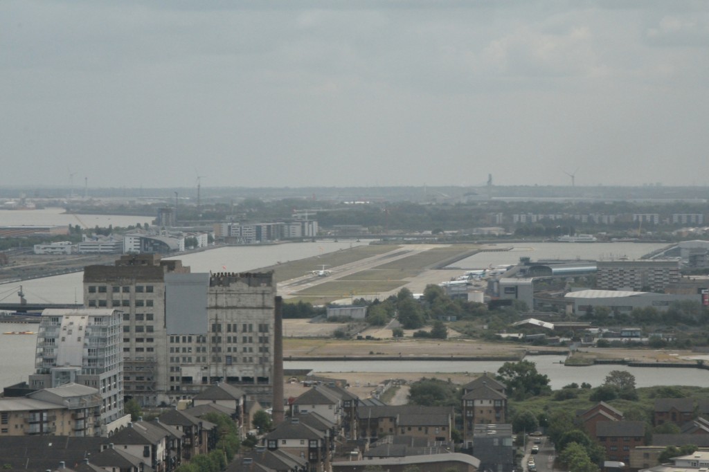 City Airport from Cable Car