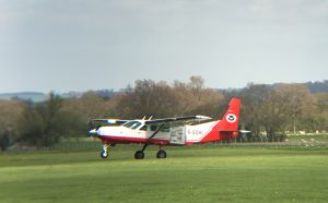 Skydiver Take Off