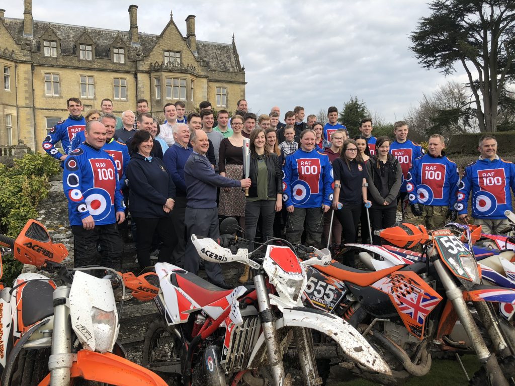 Amport House RAF100 Baton 