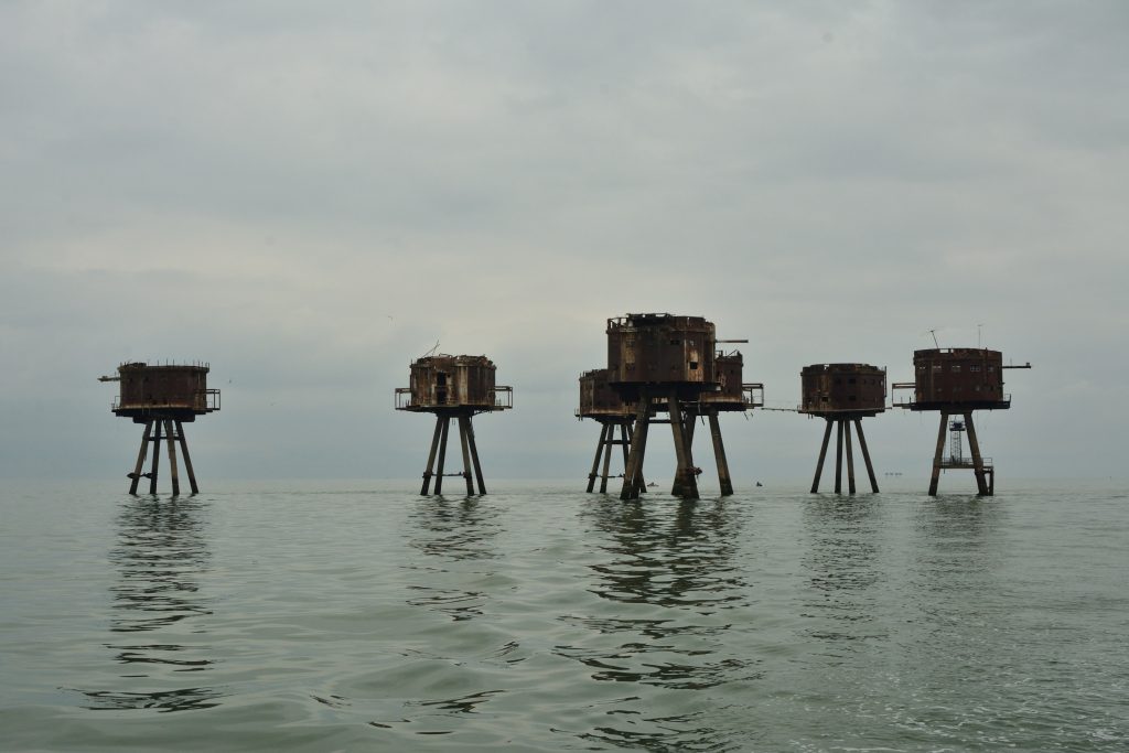 Redsand Forts looking like Martians