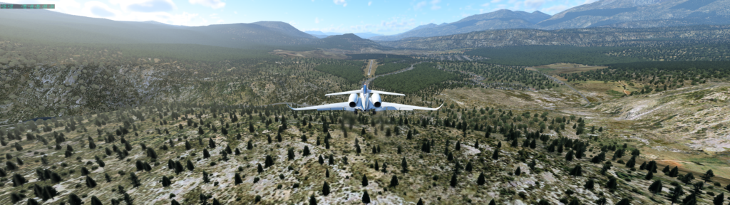 Citation X in the Andes