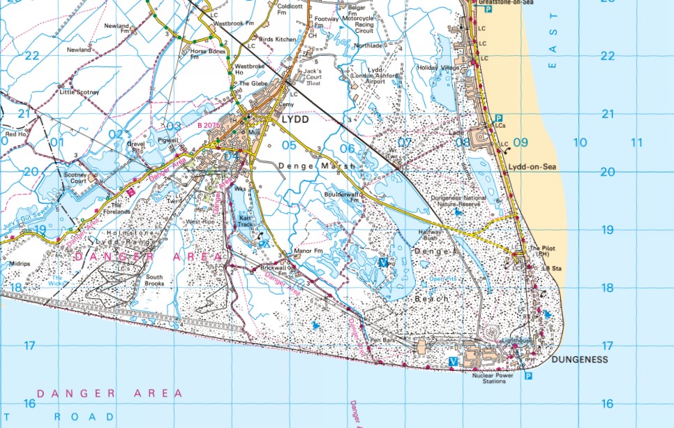 Dungeness Map