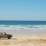 Gorgeous truck in a gorgeous location (Fraser Island)