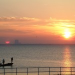 Sunrise over the Kennedy Space Centre