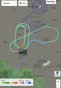 RMAF Heading to Stansted