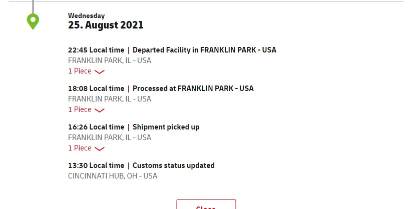 DHL Tracking