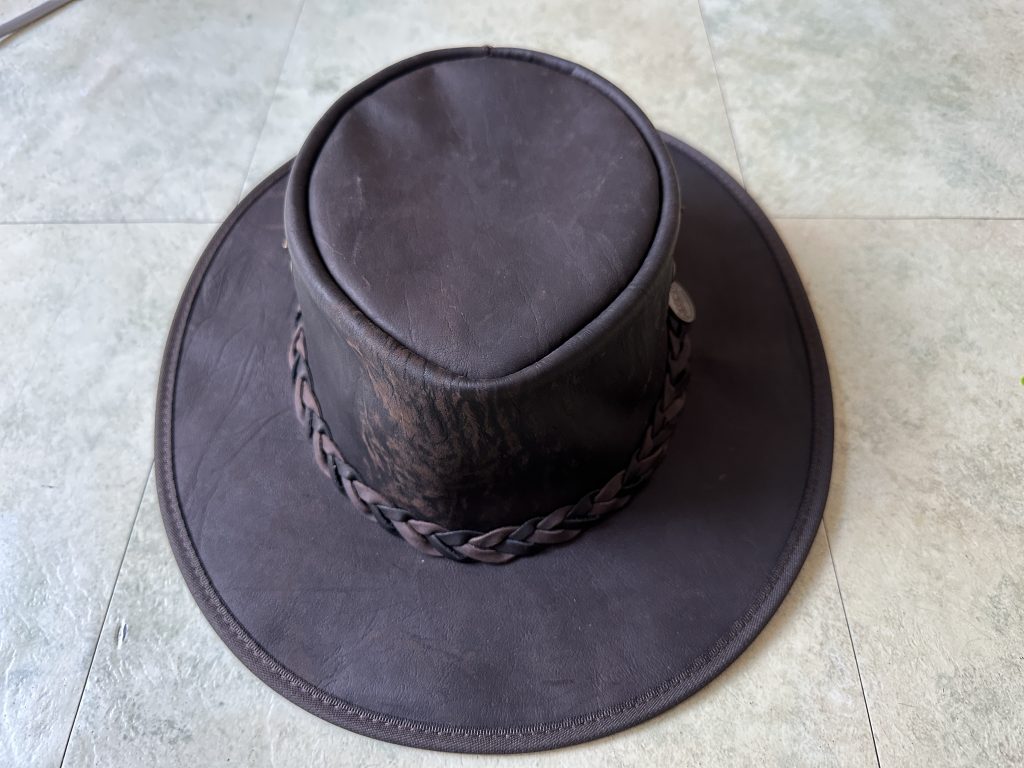 New kangaroo leather Barmah hat