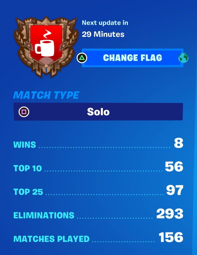 Fortnite Solo Stats