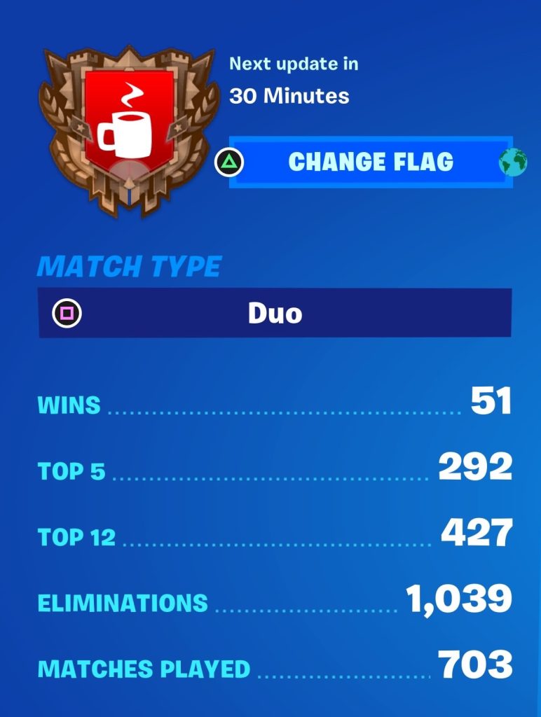 Fortnite Duo Stats