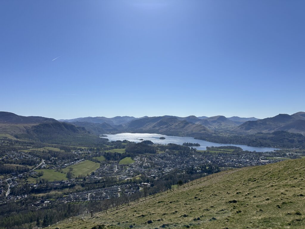 Keswick and Derwent Water from Latrigg