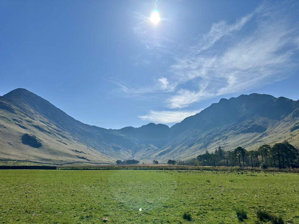 Fleetwith Pike and Haystacks from Buttermere