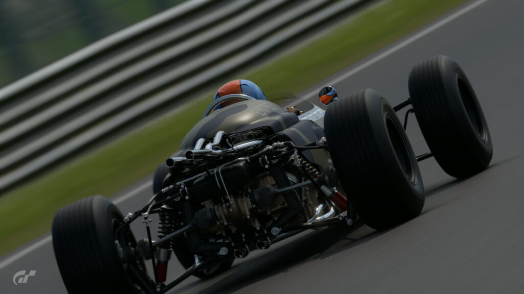 Zooming Up The Straight At Spa