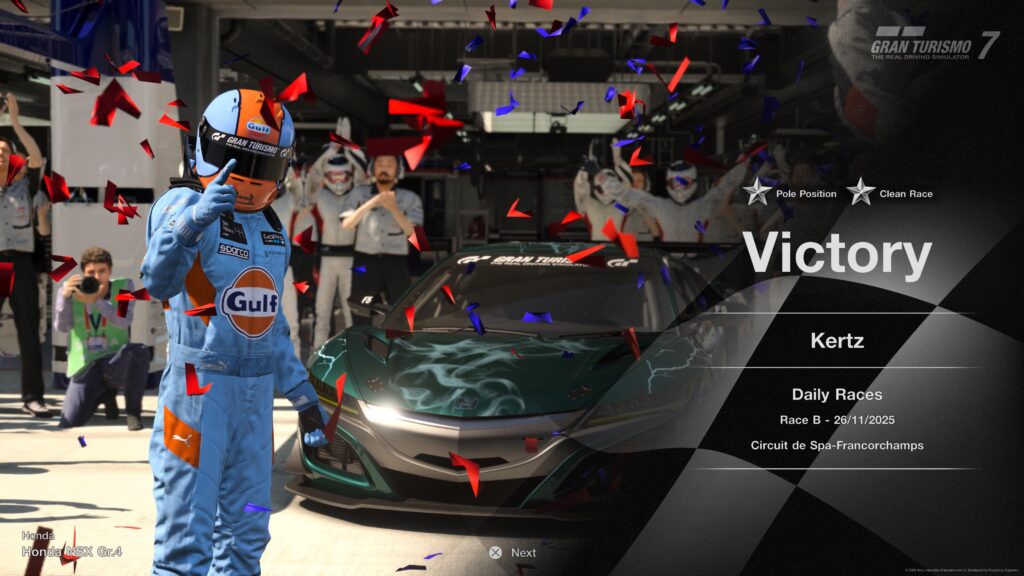 Another Online Race Win
