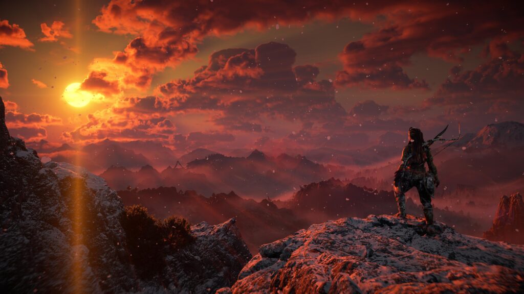 Horizon Forbidden West - Dying Sunlight Snow