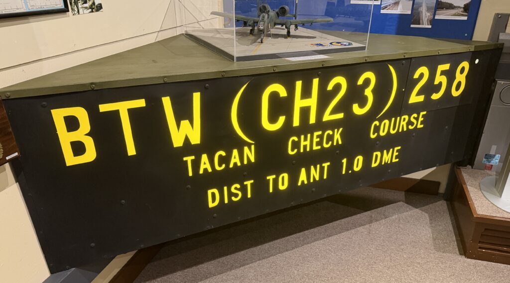 RAF Bentwaters TACAN Sign