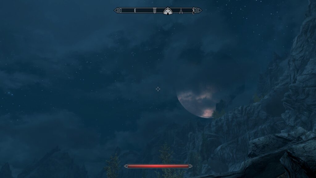 Skyrim - gorgeous moon