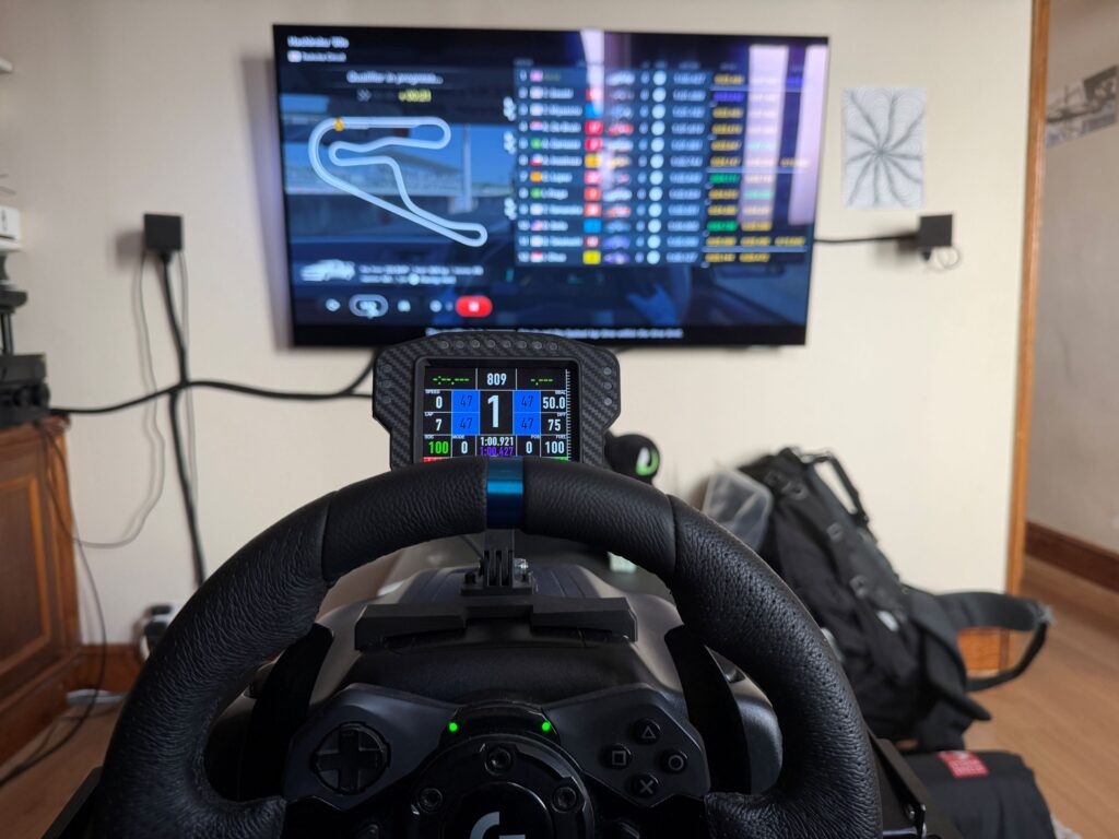 Logitech G390, GT Omega Pro, MVH Telemetry Display