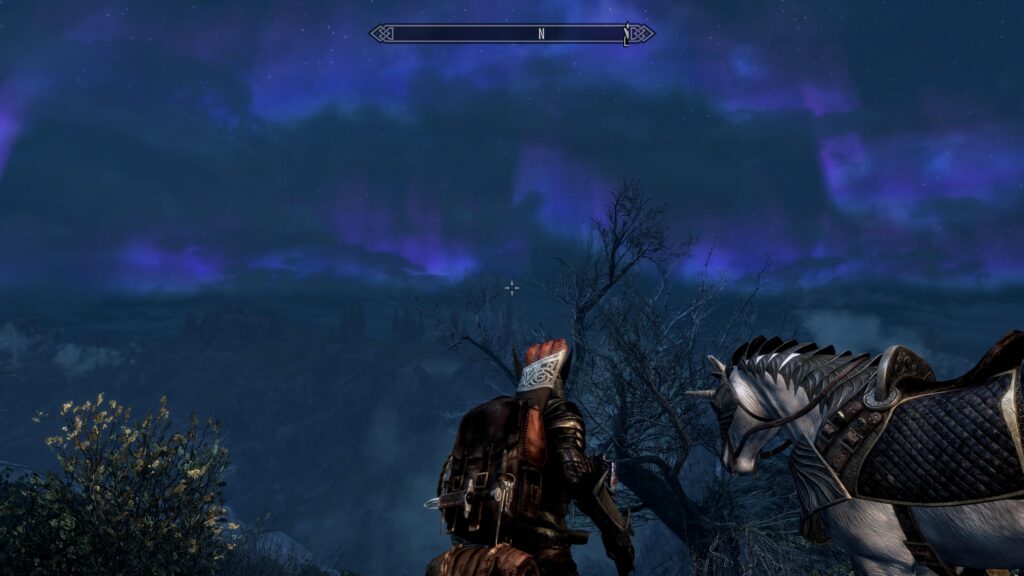 Aurora Borealis in Skyrim